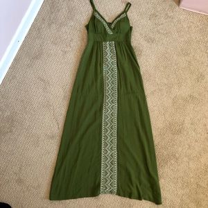 Apt 9 green maxi dress
